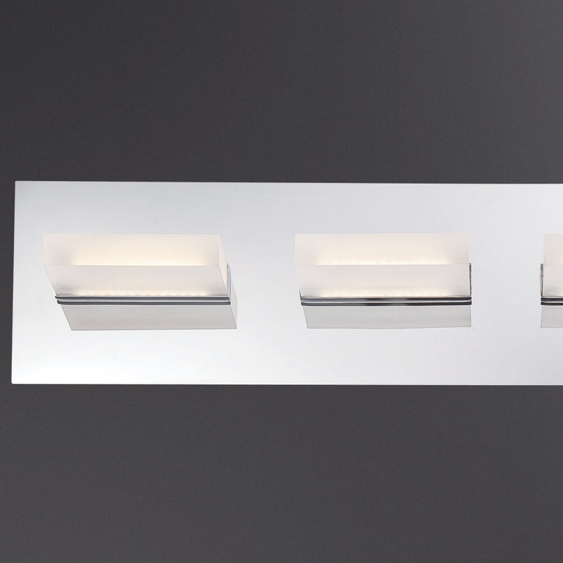 Olson LED Wall Sconce by Eurofase, Finish: Black, Chrome, ,  | Casa Di Luce Lighting