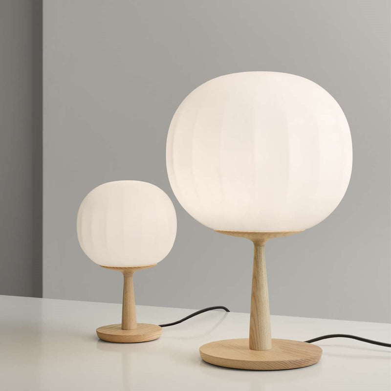 Lita Table Lamp By LucePlan, Finish: Ash Wood