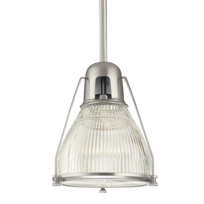 Haverhill Pendant by Hudson Valley, Finish: Nickel Polished, Size: Large,  | Casa Di Luce Lighting