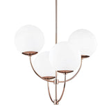 Carrie Chandelier by Mitzi, Finish: Brass Aged, Nickel Polished, Polished Copper-Mitzi, ,  | Casa Di Luce Lighting