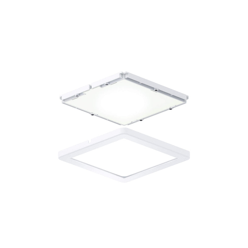 4006SQ Ultra Slim Square Puck - White w/ inner panels 