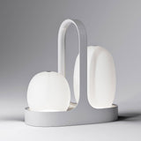 Glossy White Duo Table Lamp by Italamp