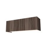 Clean Wall Sconce by Accord, Color: American Walnut-Accord, Light Option: E26, Size: Small | Casa Di Luce Lighting