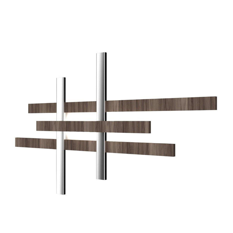 Crossroads Wall Sconce by Accord, Color: American Walnut-Accord, Size: Large,  | Casa Di Luce Lighting