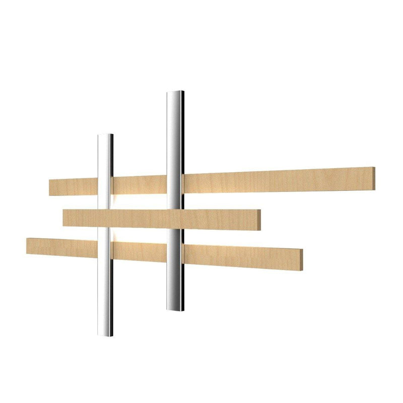 Crossroads Wall Sconce by Accord, Color: Maple-Accord, Size: Large,  | Casa Di Luce Lighting
