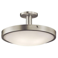 Lytham Semi Flush Light - Brushed Nickel