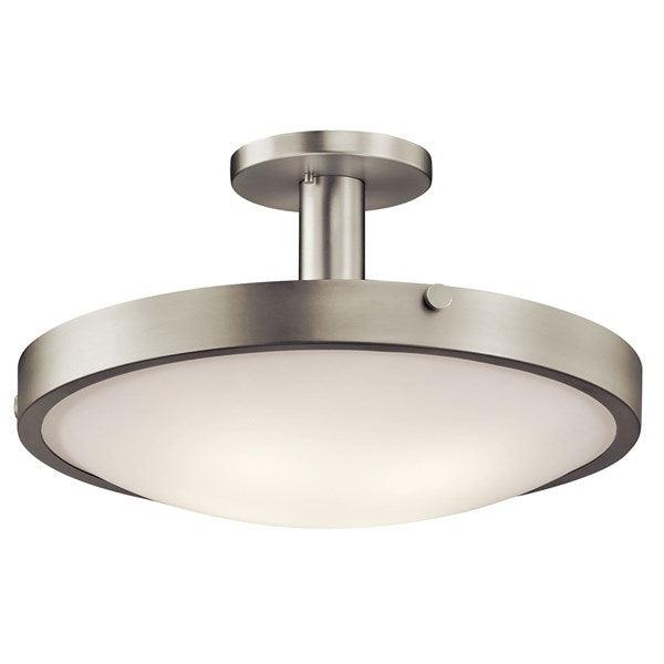 Lytham Semi Flush Light - Brushed Nickel