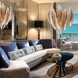 Bronze Paradise Chandelier in Living Room