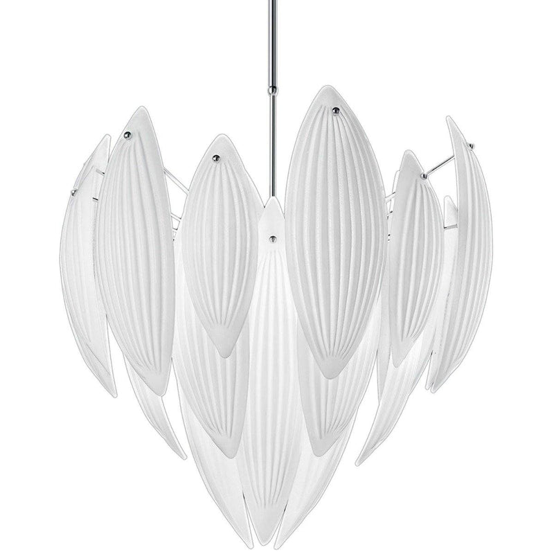 White Paradise Chandelier by IDL
