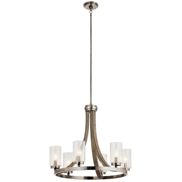 Grand Bank Chandelier by Kichler, Finish: Auburn Stained-Kichler, Distressed Antique Gray-Kichler, ,  | Casa Di Luce Lighting