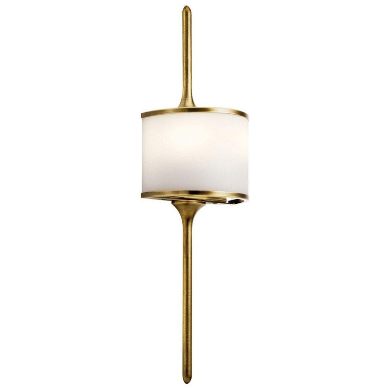 Mona Wall Sconce by Kichler, Finish: Classic Pewter-Kichler, Natural Brass, ,  | Casa Di Luce Lighting