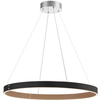 Small-Black Verdura Round Chandelier by Eurofase