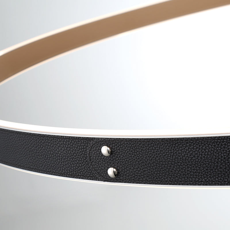 Medium-Black Verdura Round Chandelier by Eurofase