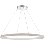 Medium-Gray Verdura Round Chandelier by Eurofase