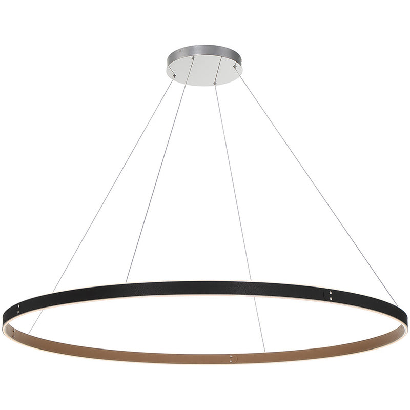 Large-Black Verdura Round Chandelier by Eurofase