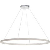Large-Gray Verdura Round Chandelier by Eurofase