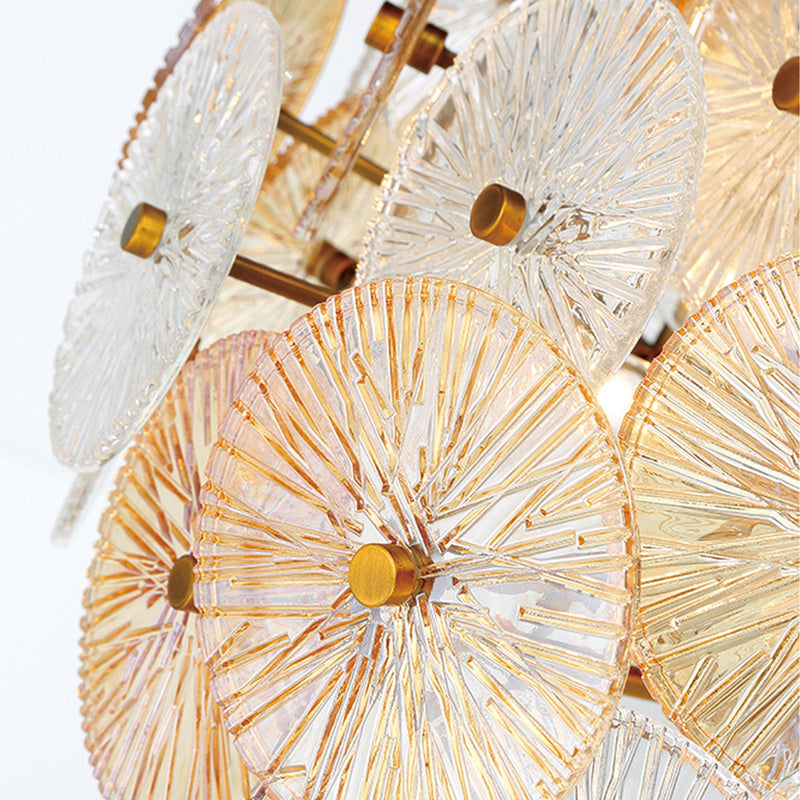 12 Light-Plated Brass Sue Anne Chandelier by Eurofase