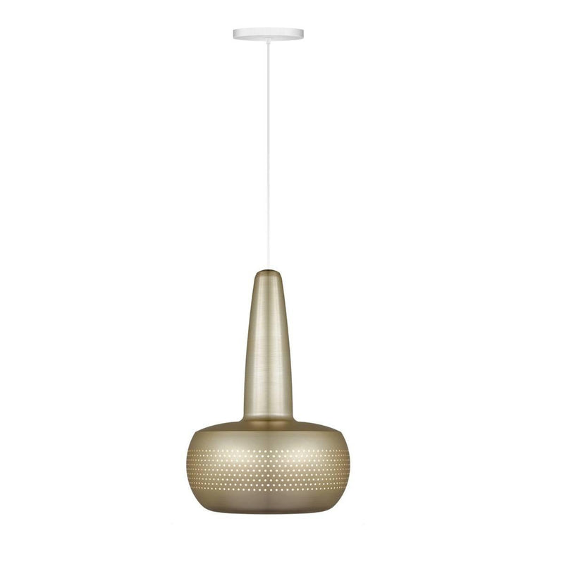 Clava Mini Pendant by UMAGE, Color: Brass, Finish: White,  | Casa Di Luce Lighting