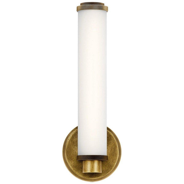 Indeco 1 Light LED Wall Sconce by Kichler, Finish: Nickel Polished, Natural Brass, ,  | Casa Di Luce Lighting