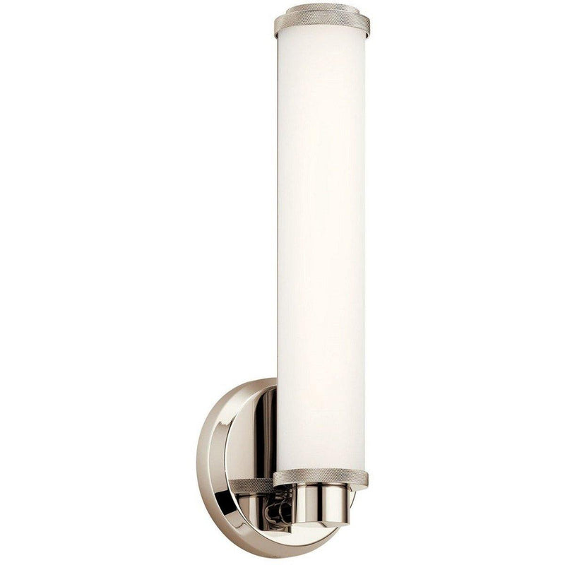 Indeco 1 Light LED Wall Sconce by Kichler, Finish: Nickel Polished, ,  | Casa Di Luce Lighting