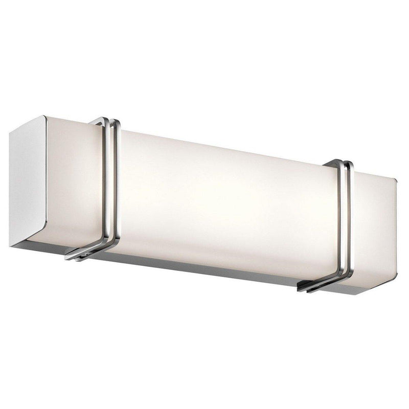 Impello LED Linear Bath Bar by Kichler, Finish: Chrome, Size: Small,  | Casa Di Luce Lighting