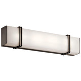 Impello LED Linear Bath Bar by Kichler, Finish: Chrome, Olde Bronze-Kichler, Size: Small, Medium, Large,  | Casa Di Luce Lighting