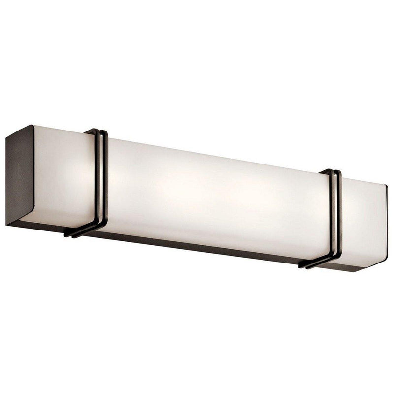 Impello LED Linear Bath Bar by Kichler, Finish: Olde Bronze-Kichler, Size: Medium,  | Casa Di Luce Lighting