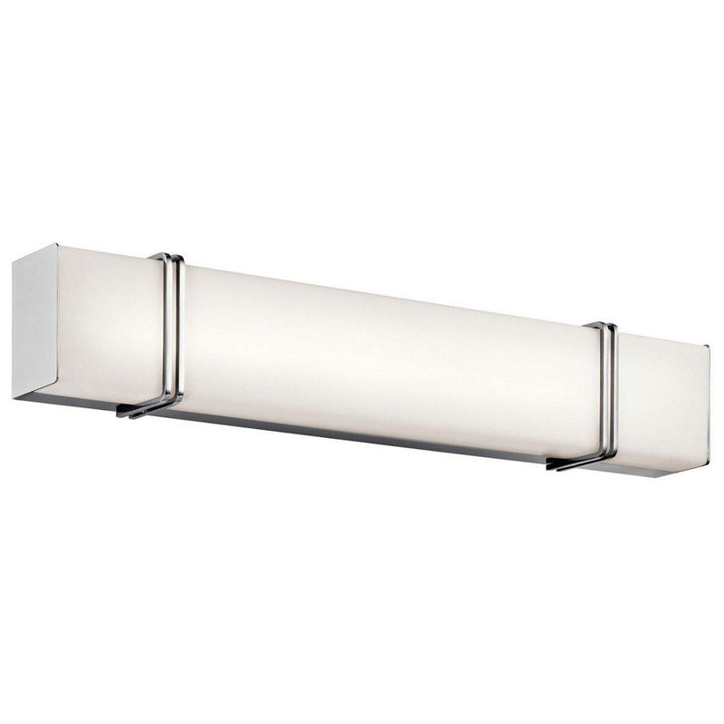Impello LED Linear Bath Bar by Kichler, Finish: Chrome, Olde Bronze-Kichler, Size: Small, Medium, Large,  | Casa Di Luce Lighting