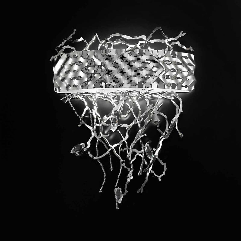 Groovy Wall Sconce by IDL, Finish: Velvet Black/Light Gold-IDL, ,  | Casa Di Luce Lighting