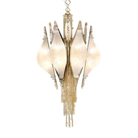 Crystal Moon Chandelier by IDL, Title: Default Title, ,  | Casa Di Luce Lighting