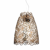 Crystal Marine Suspension by IDL, Finish: Light Gold with Burgundy Crystals-IDL, ,  | Casa Di Luce Lighting