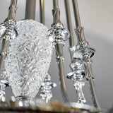 Chrome Picasso Chandelier by Possoni
