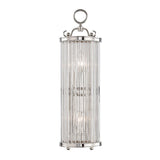 Glass No.1 Wall Sconce by Hudson Valley, Finish: Nickel Polished, ,  | Casa Di Luce Lighting