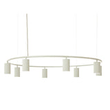 Donna Circle Pendant by Pholc, Size: Medium, Finish: Linen,  | Casa Di Luce Lighting