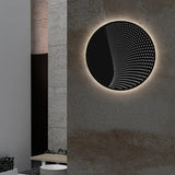 Dotwave Indoor-Outdoor Wall Sconce By Sonneman Lighting, Size: Large, Finish: Textured Black