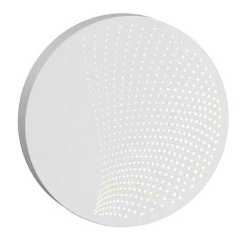 Dotwave Indoor-Outdoor Wall Sconce By Sonneman Lighting, Size: Medium, Finish: Textured White