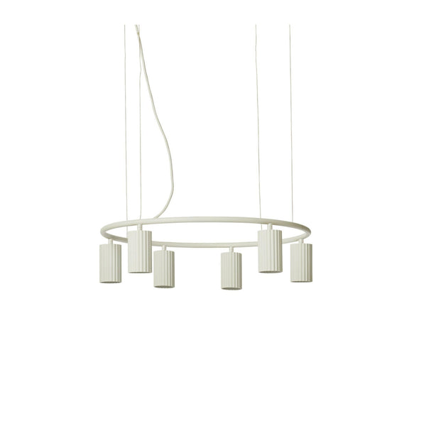 Donna Circle Pendant by Pholc, Size: Small, Finish: Linen,  | Casa Di Luce Lighting