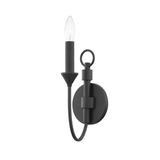 Cate Wall Sconce By Troy Lighting, Finish: Forged Iron, Number of lights: 1 Light