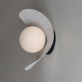 Chips Wall Sconce By Studio M, Finish: Matte White