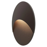 Ovos Indoor-Outdoor Wall Light By Sonneman Lighting, Finish: Textured Bronze, Shape: Oval