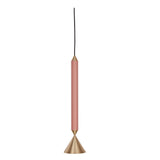 Apollo 39 pendant by Pholc, Finish: Coral Pink - Polished Brass, ,  | Casa Di Luce Lighting