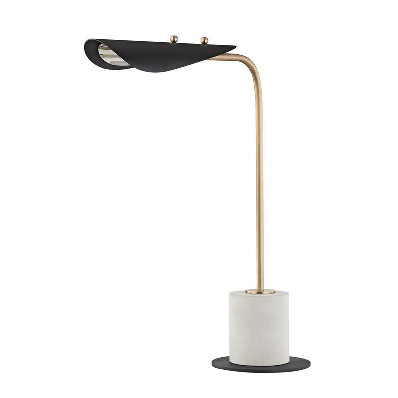 Layla Table Lamp by Mitzi, Finish: Aged Brass/Black-Mitzi, ,  | Casa Di Luce Lighting