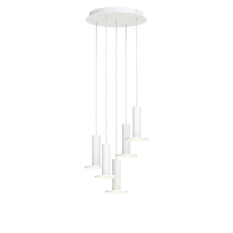 Cielo Multilight Chandelier by Pablo, Finish: White, Number of Lights: 5 lights,  | Casa Di Luce Lighting