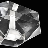 White Crystal Stone SP D1 Pendant by Vistosi
