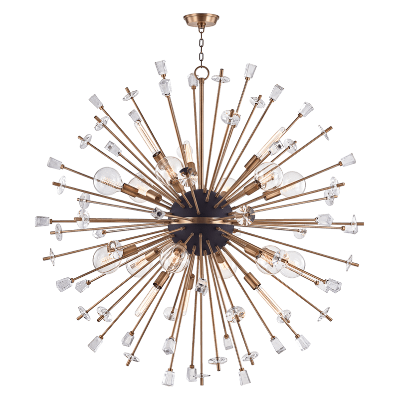 Liberty Chandelier by Hudson Valley, Finish: Brass Aged, Nickel Polished, Size: Small, Medium, Large,  | Casa Di Luce Lighting