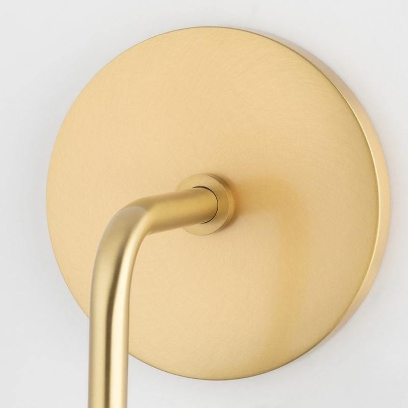 Asime Wall Sconce by Mitzi, Finish: Brass Aged, Nickel Polished, Number of Lights: 1, 2,  | Casa Di Luce Lighting