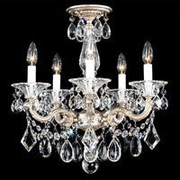 La Scala 5345 Chandelier by Schonbek, Finish: Gold Heirloom-Schonbek, Gold Etruscan-Schonbek, Gold French -Schonbek, Gold Parchment-Schonbek, Silver Antique-Schonbek, Parchment Bronze-Schonbek, Bronze Heirloom-Schonbek, Silver Roman-Schonbek, Bronze Florentine-Schonbek, Gild Midnight-Schonbek, Crystal Color: Heritage-Schonbek, Crystal-Schonbek,  | Casa Di Luce Lighting