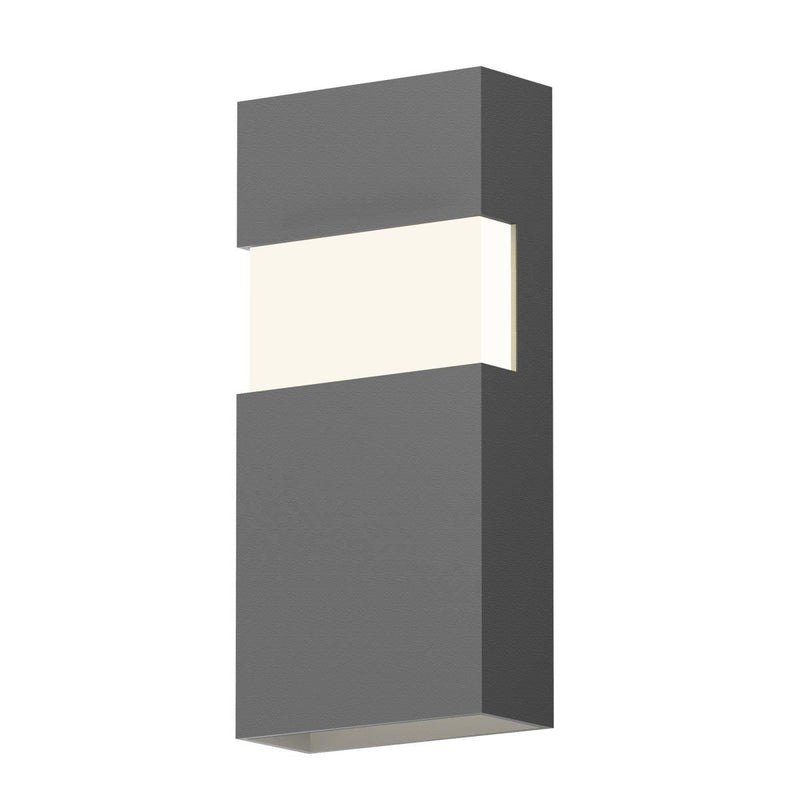 Band LED Indoor-Outdoor Wall Sconce by Sonneman, Finish: Grey, Size: Medium,  | Casa Di Luce Lighting