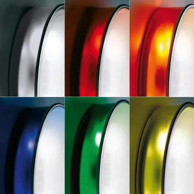 Box Rotonda Wall-Ceiling Light by Ai Lati, Color: Blue, Green, Orange, Red, Transparent, Yellow, ,  | Casa Di Luce Lighting