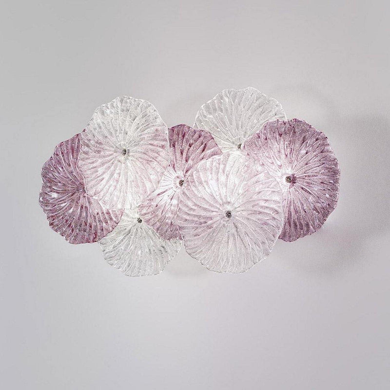 Mariposa LMR02 Wall-Ceiling Lamp by Zafferano, Color: Clear, Amber, Amethyst, Grey, Light Blue, ,  | Casa Di Luce Lighting